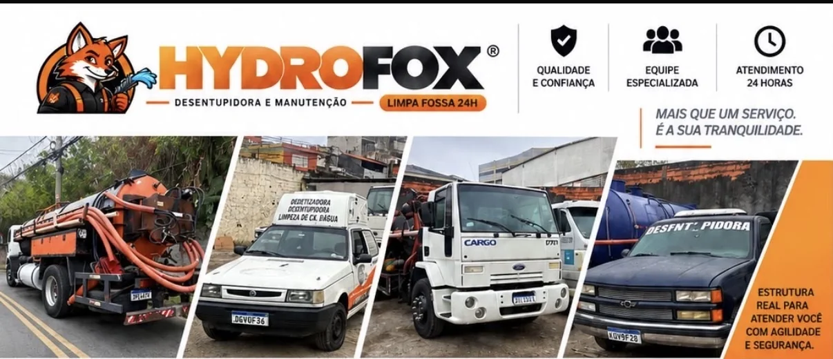 Frota e equipamentos HydroFox